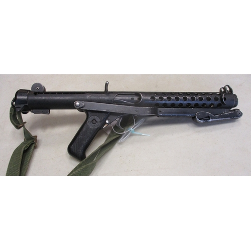 82 - Sterling SMG Mk 4 (L2A3) 9mm No KR25602, folding stock, with sling, some loss of paint to stock, gen... 