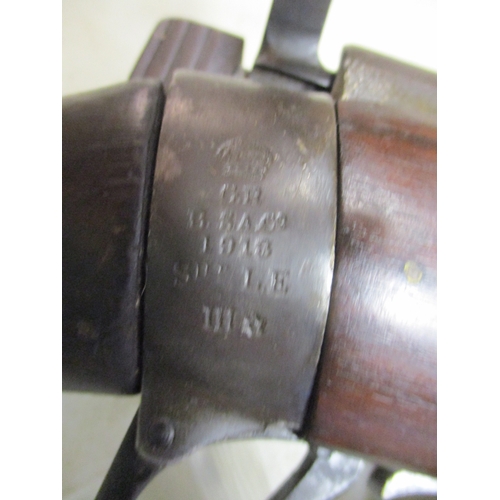 87 - 1918 B.S.A. SMLE Mk III .303 bolt action rifle No 10521, butt socket marked crown/G.R./B.S.A.Co/1918... 