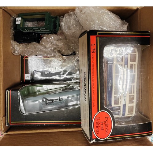 191 - Collection of diecast models (some boxed plus some loose with accompanying boxes), kits, N gauge tra... 