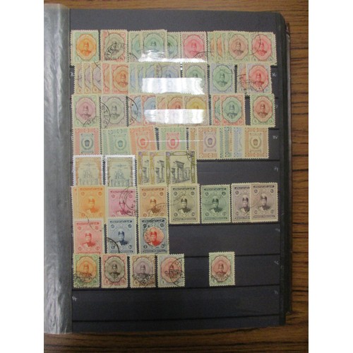 170 - Iran. early to modern M/U, coln in 4 stock books incl 1881-2 vals to 10f M,  1885 optd handstamp val... 