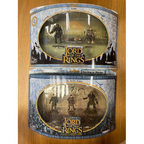 160 - The Lord Of The Rings. Collection of boxed Armies of Middle-Earth Soldiers and Scenes of battle No 4... 