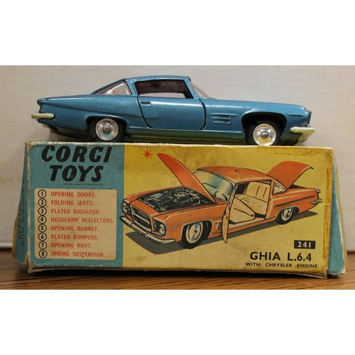 211 - Collection generally good to very good of mostly unboxed diecast cars, vans, trucks etc. from Corgi,... 