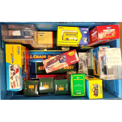 216 - Corgi. Collection of cars, vans, trucks etc. generally mint in generally excellent boxes with 40th A... 