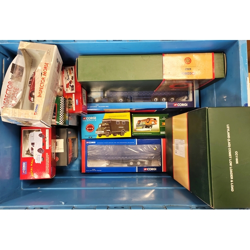 216 - Corgi. Collection of cars, vans, trucks etc. generally mint in generally excellent boxes with 40th A... 