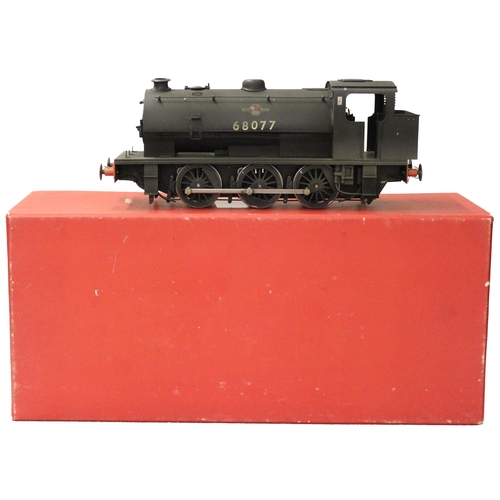 284 - Bachmann Brassworks (Sancheng). O Gauge electric 0-6-0 tank Class J94 BR black No.68077 excellent to... 