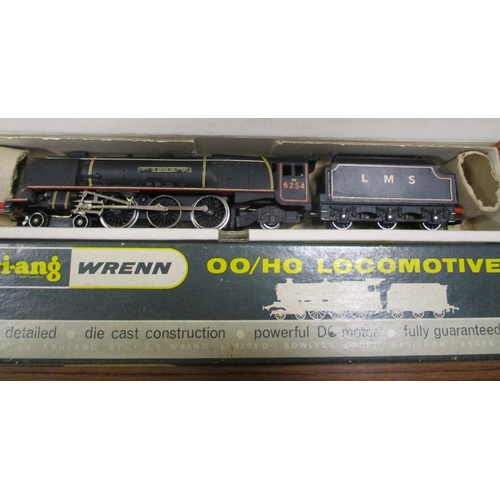 582 - Wrenn. Collection of OO gauge steam locomotives with tenders including City of Birmingham 46235 4-6-... 