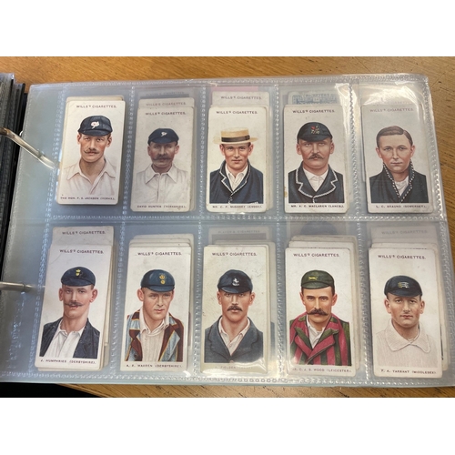 10 - Collection in 8 albums of mainly useful odds and part sets including Players 1928 Golf (49, with dup... 