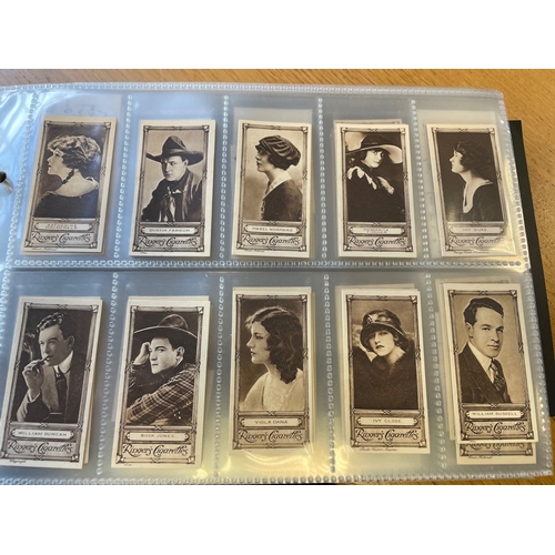 11 - A collection in 9 albums of mainly complete sets including ER&B 1924 Cinema Stars including no. 30 C... 