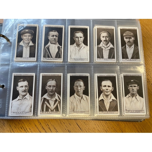 11 - A collection in 9 albums of mainly complete sets including ER&B 1924 Cinema Stars including no. 30 C... 