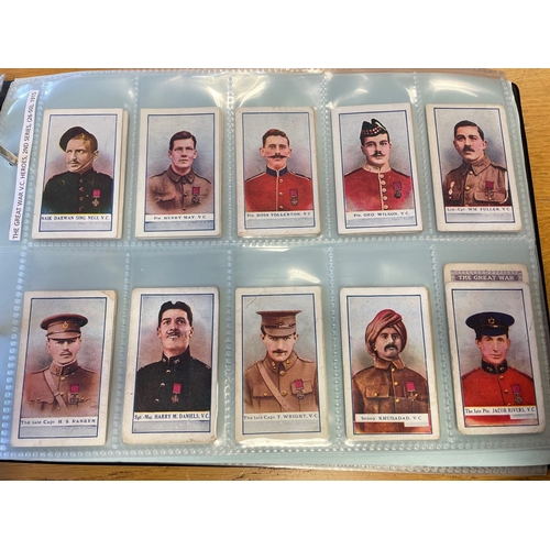 12 - Collection in 9 albums with complete sets including L&B 1915 Aviation, part sets including BAT 1915 ... 