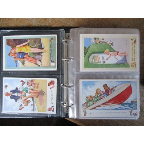 129 - Children. Coln. in 4 modern albums of artist drawn cards. Mabel Lucy Attwell range all eras, Agnes R... 