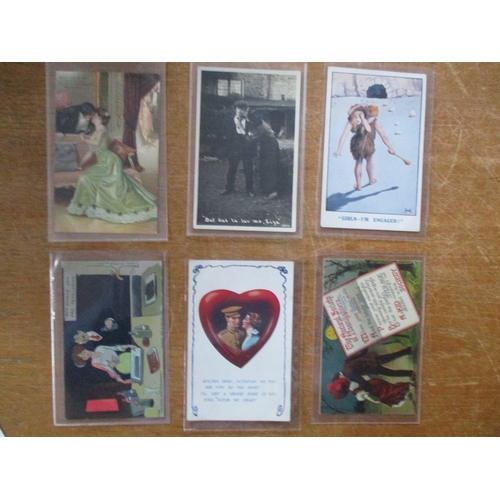 142 - Romance. Misc. coln. incl. art type, comic, photo type, military romance etc. Qty. approx. 400 (T)