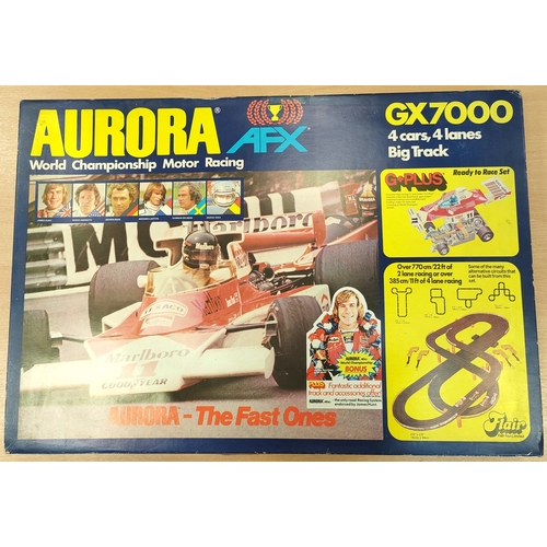 160 - Aurora. AFX Range generally very good to excellent in fair to good boxes with set No.1430 Electronic... 