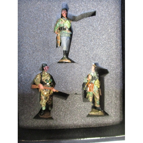 182 - King & Country. Waffen SS range with triple figure sets Nos WSS111 and WS122, double figure sets Nos... 