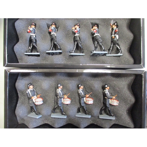 189 - King & Country. Leibstandarte range with SS Fife & Drum Marching Band of 11 figures in 2 boxes No LA... 