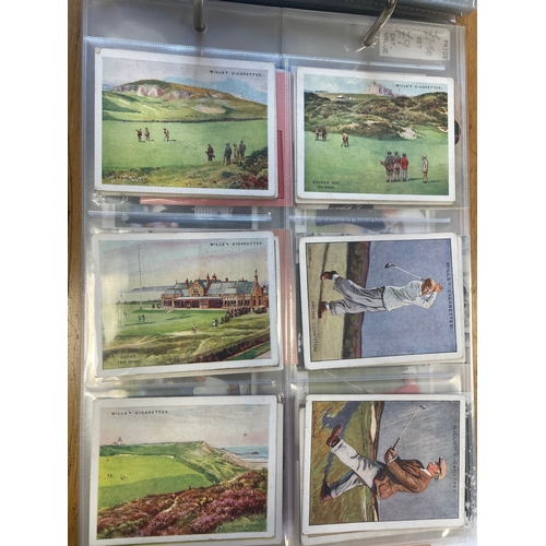 19 - Collection in 17 albums with complete sets including Ardath 1935 Cricket, Tennis & Golf Celebrities ... 