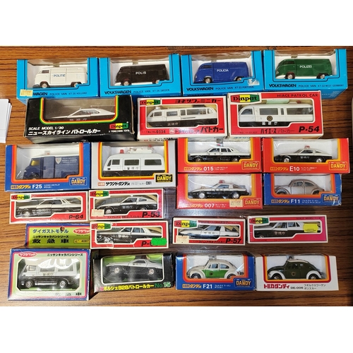 203 - Collection of cars and vans generally excellent to mint in very good to excellent boxes with Diapet,... 