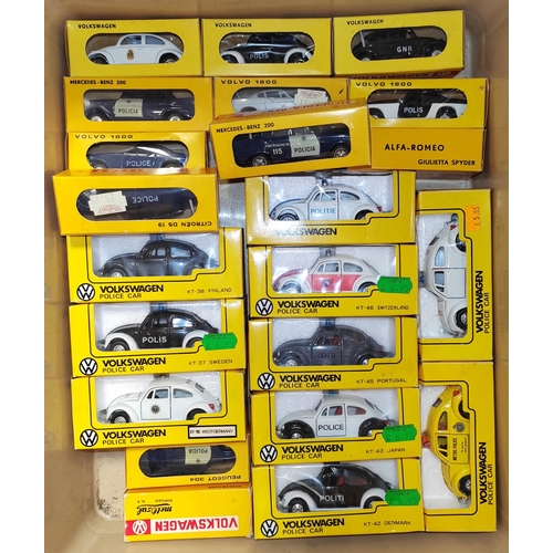 203 - Collection of cars and vans generally excellent to mint in very good to excellent boxes with Diapet,... 