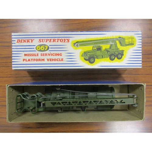 205 - Collection including Britain's, Bullock, Crescent, Dinky, Meccano, etc. Dinky Missile Erector Vehicl... 