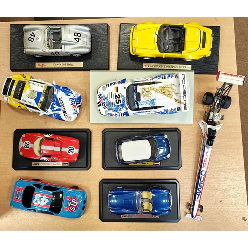 213 - Collection of unboxed cars, formula 1, rally cars, trucks etc. of various scales generally very good... 