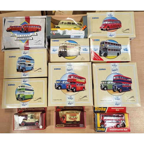 220 - Corgi. Collection of trucks, lorries, buses, coaches etc. generally mint in excellent to near mint b... 