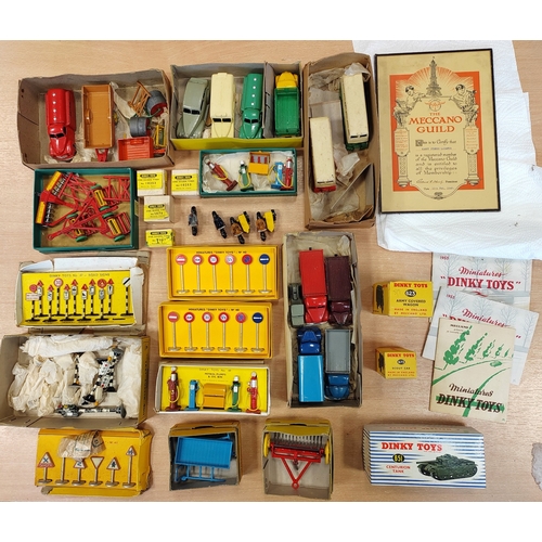 244 - Dinky. Earlier collection generally very good in mostly good plus boxes (some loose models) with No.... 