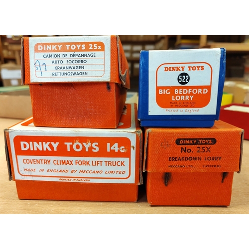 250 - Dinky. Earlier range of Dinky generally very good in good plus boxes with No.14C Coventry Climax For... 