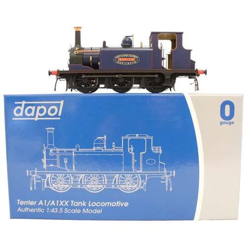 285 - Dapol. O gauge SR 'Terrier' A1 KESR class Kent and East Sussex Railway 'Bodiam' dark blue, tank loco... 