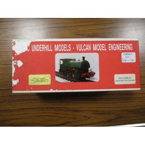 287 - Eric Underhill/Vulcan Model. Peckett Industrial shunting 0-4-0S Tank locomotive kit, appears complet... 