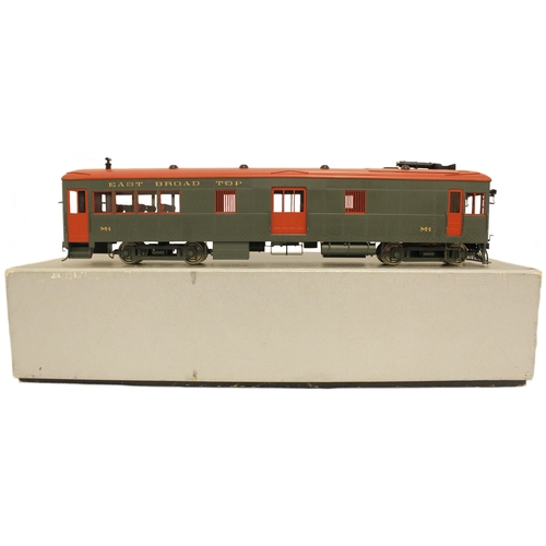 287A - Hallmark Models. KMT Japan O Gauge Narrow Gauge American Outline East Broad Top M1 Power Car 'On3'. ... 