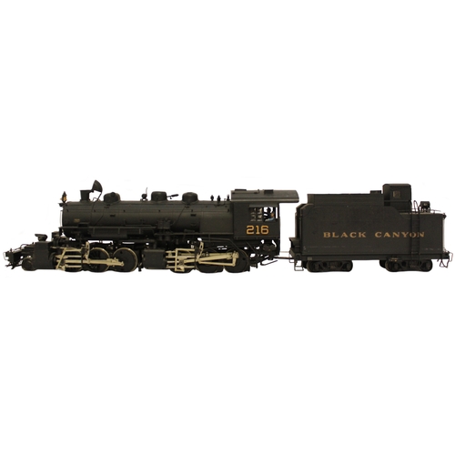 293 - Pacific Fast Mail (Samhongsa). D&SL 2-6-6-0 locomotive and tender black with running No.216 plus Bla... 