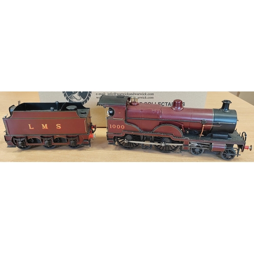 296 - Pair of unboxed O gauge maroon locomotives and tenders generally very good to excellent assembled to... 