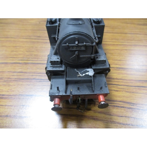 297 - O gauge kit built LMS 2-6-2 Industrial steam locomotive 1206 generally excellent in incorrect box. (... 