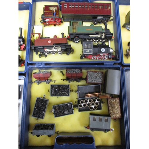 308 - Collection of On30 gauge including locomotives (6), coaches (7), wagons (16) plus O gauge locomotive... 