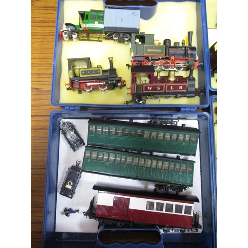 308 - Collection of On30 gauge including locomotives (6), coaches (7), wagons (16) plus O gauge locomotive... 