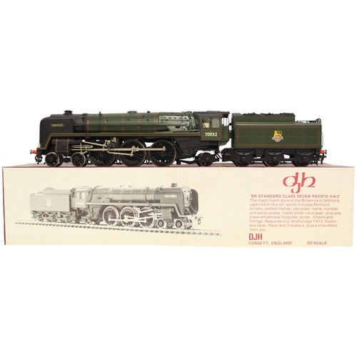 350 - DJH. OO gauge kit built BR Standard Class 7 Pacific 4-6-2 BR 70032 'Tennyson' lined green K41 locomo... 