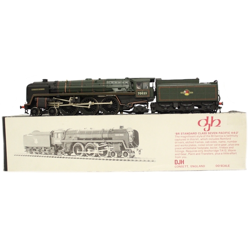 351 - DJH. OO gauge kit built BR Standard Class 7 Pacific 4-6-2 BR 70033 'Charles Dickens' lined green K41... 