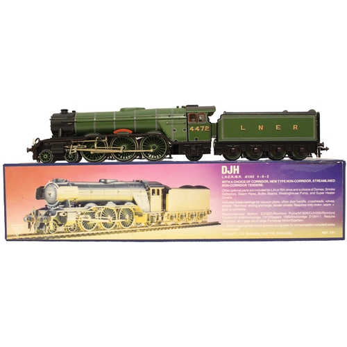 362 - DJH. OO gauge kit built GNR/LNER/BR Class A1/A3 4-6-2 LNER 4472 'Flying Scotsman' lined apple green ... 