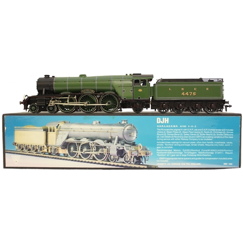 363 - DJH. OO gauge kit built GNR/LNER/BR Class A1/A3 4-6-2 LNER 4475 'Flying Fox' lined apple green K80 l... 