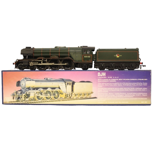 366 - DJH. OO gauge kit built GNR/LNER/BR Class A1/A3 4-6-2 BR 60100 'Spearmint' lined green K80 locomotiv... 