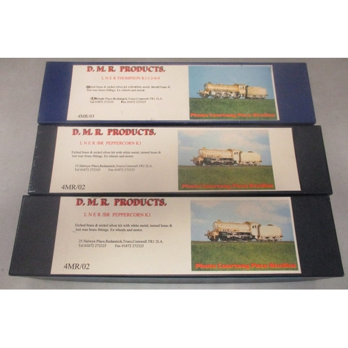 368 - DMR Products. Range of OO gauge kit built LNER/BR Peppercorn K1 2-6-0 BR black locomotives with tend... 