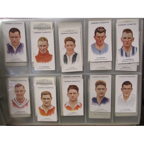 37 - Carreras. Collection in 3 albums with complete sets including Figures of Fiction, Notable MP's, part... 