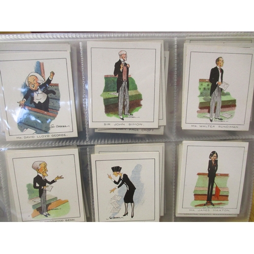 37 - Carreras. Collection in 3 albums with complete sets including Figures of Fiction, Notable MP's, part... 