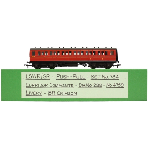 387 - Lawrence Scale Models. Range of OO gauge kit built 'Push-Pull' coaches, generally near mint to mint ... 