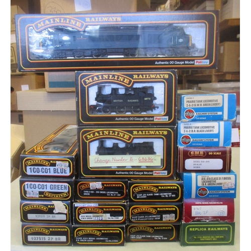 399 - Mainline. Range of OO gauge locomotives, generally near mint to mint in excellent boxes, includes 37... 