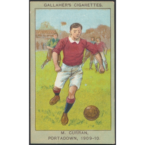 43 - Gallaher. Complete set of 1910 Association Football Club Colours generally fair condition. (See phot... 