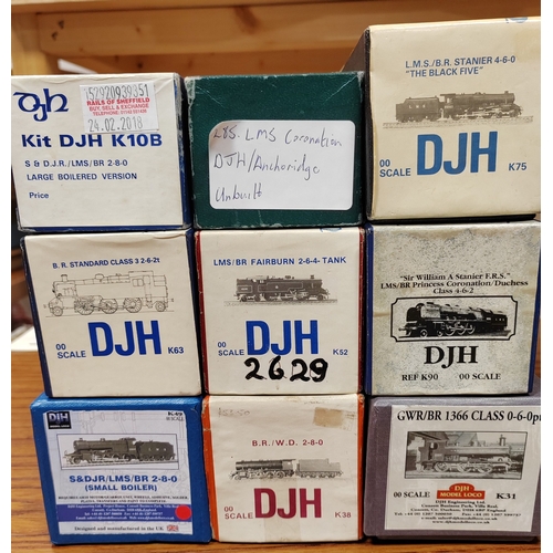 492 - DJH. Collection of kits generally mint in good to very good boxes with K10B, K31, K38, K49, K52, K63... 