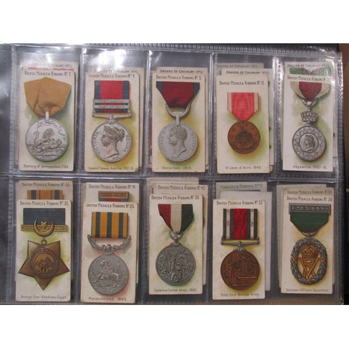 56 - Taddy. Collection of odds with Admirals & Generals - The War (4), British Medals & Decorations (6), ... 