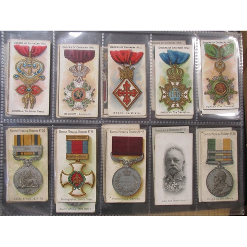 56 - Taddy. Collection of odds with Admirals & Generals - The War (4), British Medals & Decorations (6), ... 