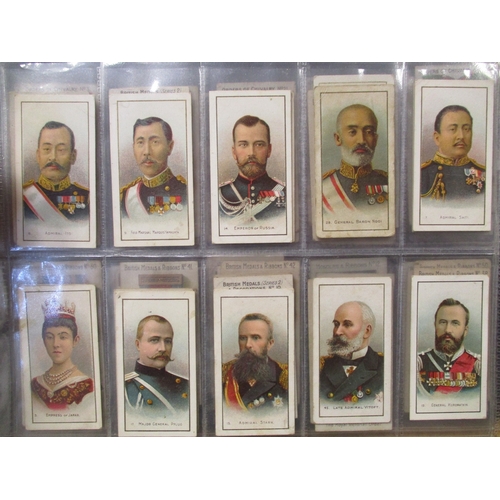 56 - Taddy. Collection of odds with Admirals & Generals - The War (4), British Medals & Decorations (6), ... 